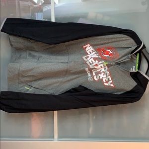 Men’s Reebok zip up NHL NJ Devils hoodie